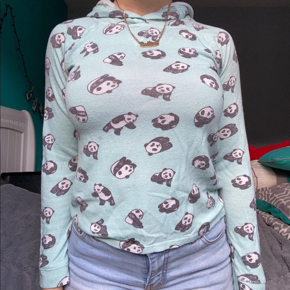 PANDA BEAR LONG SLEEVE TOP